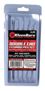 KleenBore KB-PICKSET Stainless - Steel Double Ended Gun Pick Tool Set - KB-PICKSET