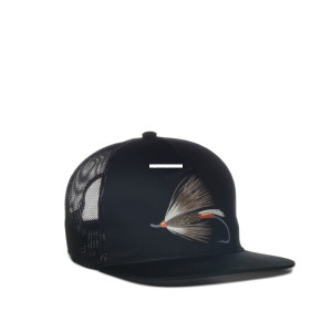 Outdoor Cap FLY02 Fly Fishing Logo - Cap, Blk/Blk - FLY02
