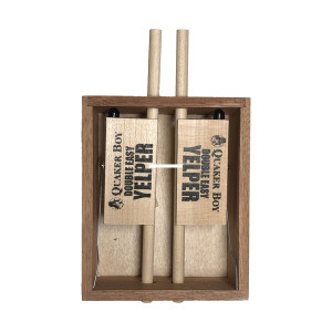 Quaker Boy 13606 Double Easy Yelper - One Hand Operation,Mahogany sides - 13606