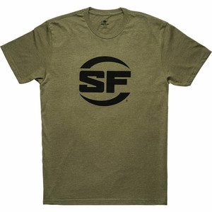 Surefire Magazines - Tshirt Sf But Logo Grn 60 Cot 40 Poly M - SSTSFBHGM