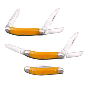 Cold Steel - Gm Stockman 3 Blades Yellow Bone - CSFLGSTKMY