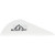 Bohning Black Sky Vane 2 in. White 36 pk. - 10901WH2