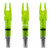 Lumenok - Lumenok H3G H Nock, Fits .234" ID - Arrows, Green, 3Pk - H3G Lumenok - Lumenok H3G H Nock, Fits .234" ID - Arrows, Green, 3Pk - H3G