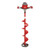 Eskimo - Eskimo 45850 E40 8" Electric Auger - with Composite Bit, Red - 45850