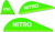 Pine Ridge Archery - Pine Ridge Archery 2822-NG36 Nitro - Vane 2.0 - Neon Green (36/pkg.) - 2822-NG36