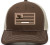 Outdoor Cap - Outdoor Cap BRCTURK11 OC771 Style - Cap, Leather Patch Turkey Flag Logo - BRCTURK11