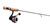 13 Fishing - 13 Fishing SNSC-25QT The Snitch - Spinning Combo, Solid Graphite - SNSC-25QT