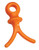 Pine Ridge Archery - Pine Ridge Archery 2725-OR Wishbone - String & Cable Dampener - Orange - 2725-OR