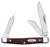 Case 00106 Brown Synthetic Medium - Stockman, Folding Knife, 3 Blades - 106