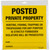 Allen Posted No Trespassing Sign 12 Pack - 15824