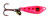 Neon Lites BI-205 1/16oz. Blood Eye - Spoon Fl. Pink Glow - BI-205 Neon Lites BI-205 1/16oz. Blood Eye - Spoon Fl. Pink Glow - BI-205