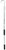 Sea Striker SS348 Silver Anodized - Aluminum Gaff 3" Stainless Hook 4' - SS348