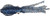 B2 Squid - B2 Squid - 3in 10pk Clear/blue Glt - 96MU10