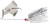 Booyah - Clacker Buzzbait - 1/4oz Snow White Shad - BYB14605