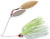 Booyah - Double Willow Spinnrbait - 3/8oz Wl/wl-white/chart - BYBW38616