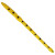 Creme - Scoundrel Worm - 6in 12bg Yellow/blk Dot - 165-99