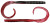 Culprit - Original Worm - 4in 18pk Red Shad - C425-02