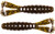Z-Man - Goat Twin Tail Grub - 3.75in 4pk Green Pumpkin - GT375-46PK4