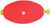 Comal - Oval Rattle Snap Float - 2.5in Red 50bg - OSR250R-50