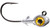 Z-Man - Trout Eye Jighead - 3/16oz 3pk Gold - TEJH316-04PK3