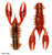 Z-Man - Trd Crawz - 2.5in 6pk Hot Craw - TRDCR-359PK6