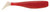 DOA - Cal Shad Tail - 3in 12pk Red Glit/wht Tl - 80328