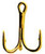Eagle Claw - Treble Hook - Gold Sz4 5pk - 376AH-4