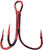 Eagle Claw - Lazer Treble Hook - Red 3x Round Sz8 20pk - L934RDGH-8