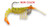 Vudu - Vudu Shrimp - 3.25in 1/4oz 2pk Bayou B - E-VS35-14-40