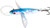 Frenzy Big Game - Ballistic Flying Fish - 6in Rigged Blue - BSF-BLR