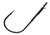 Gamakatsu - Super H-cover Worm Hook - Black W/wire 5/0 4pk - 310415
