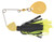 Hildebrandt - Spin Dandy Spinnerbait - 1/8oz Gold-chart/blue - 0DANG-CHBL
