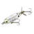 Heddon - Tiny Torpedo - 1.75in 1/4oz Clear - X0360C