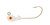 H & H - Arrow Jig Head - 3/8oz 10pk White - A3810-02