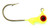 Head Hunter - Round Jig Head - 1/8oz 10pk Chartreuse - BH18B-04-10