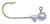 Head Hunter - Round Jig Head - 1/32oz 10pk Natural - BH32B-00-10