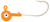 H & H - Cocahoe Jig Head - 1/4oz 10pk Orange - C1410-04
