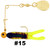 H & H - Cajun Spin-gold - 1/16oz Chart Craw - CS-15G