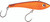 Halco - Max 220 Trolling Bait - 8.7in 6.4oz Orange/black - MAX2201006