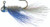 JENNY'S JIGS - Crappie Jig - 1/32oz 2pk Blue/wht/blue - JJ006 1/32