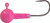 Leland - Double Cross Jighead - 1/8oz 5pk Pink - 11022