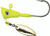 Leland - Fin Spin Jighead - 1/16oz 3pk Chartreuse - 17409