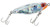 Mirrolure - Mirrodine Xl Bg Suspend - 3.18in 9/16oz Silver/clr - 27MR-18SBG