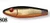 Mirrolure - Sinking Twitchbait - 3.58in 1/2oz Blk/org/gld - 52MR-808