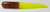 Muddy Water Baits - Crappie Bait - 2in 12pk Brown/glow - MW112