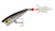 Rebel Lures - Pop R Topwater Bait - 2.5in 1/4oz Silver/blk - P6001