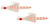 Speckline - Specktail Rig - 1/8oz White/red - I18ST-09
