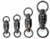 Sea Striker - Billfisher B Bear Swivel - Stainless Blk 200# 4pk - BBS6-4PK