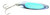 Sea Striker - Shur Strike Castin Spoon - 1oz Chrome/blue - 0029-2812
