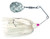 Strike King - Mini King Spinnerbait - 1/8oz Sgl/co White - MK-72
